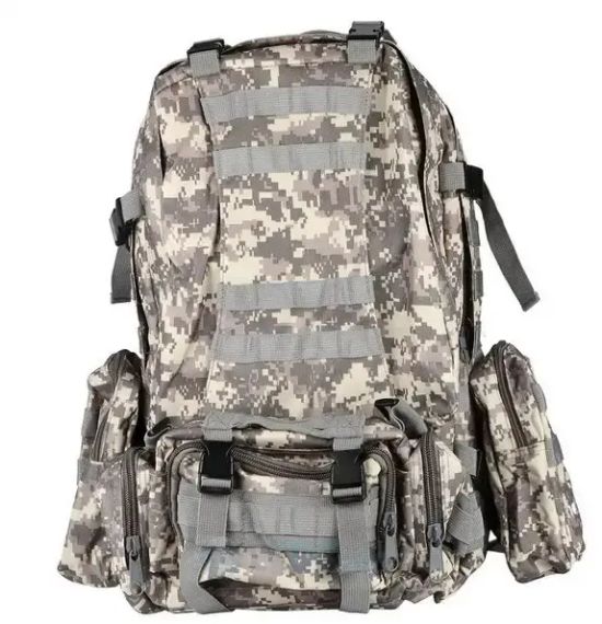 Хаки Рюкзак тактический с итогами Eagle B08 55 литр / Военный, штурмовой / Армейский | Зображення 8