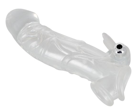 Насадка на член - Chrystal Skin Penis Sleeve Vibro | Зображення 4