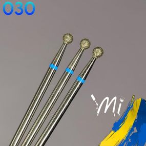 Фреза алмазная Мі шар синяя 3,0 мм