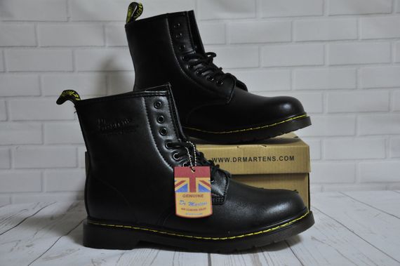 Ботинки с мехом Dr.Martens 1460 (BLACK) Размер 41 42 43 44 45