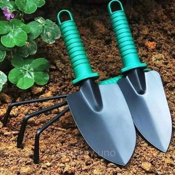 Набір садових інструментів 12 в 1 з валізою Garden Instrumen AND ES-10, інвентар для городу та саду | Зображення 3