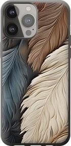 Чехол на iPhone 13 Pro Max Листья в стиле бохо из силикона FCh_096554