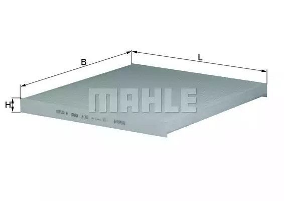 Фільтр салону 1.4/Bipper 1.3HDI/Combo 1.3CDTI 10-, MAHLE/KNECHT (LA306)