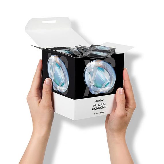 Набор презервативов Satisfyer Premium Condoms L (56 мм) 100 шт, M | Зображення 5