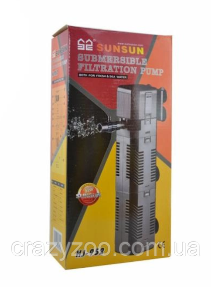 Внутрішній фільтр для акваріума SunSun HJ-952 16 Вт 800 л/год до 150 л | Зображення 3