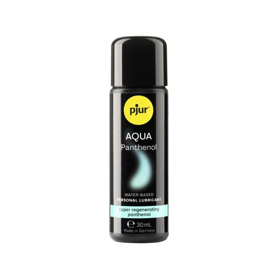 Лубрикант на водній основі pjur Aqua Panthenol 30 мл з пантенолом, догляд та зволоження Sex Aura
