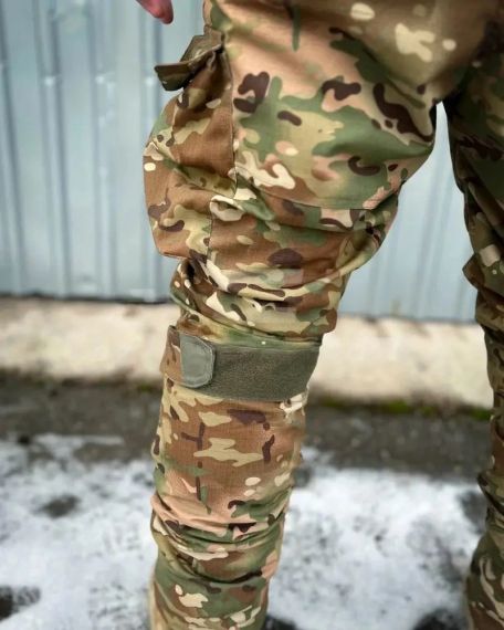 Костюм тактический Горка 5 полудемисезон Мультикам с налокотниками и наколенниками | Зображення 2