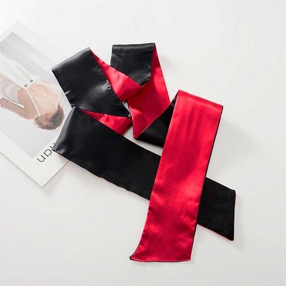 Повязка для глаз Face Bandage красно-черный | Зображення 4