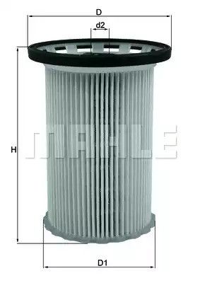 Фільтр паливний MAHLE/KNECHT PORSCHE/VW Touareg, Cayenne 3,0D-3,0TDI-4,2TDI 10-, MAHLE/KNECHT (KX341) | Зображення 4