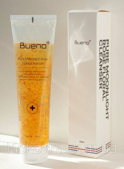 Гель для вмивання з пелюстками троянд Bueno Pure Moonlight Rose Floral Cleanser, 150 мл | Зображення 1