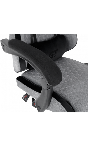 Кресло геймерское GT Racer X-2324 Fabric GrayBlack Suede | Зображення 9