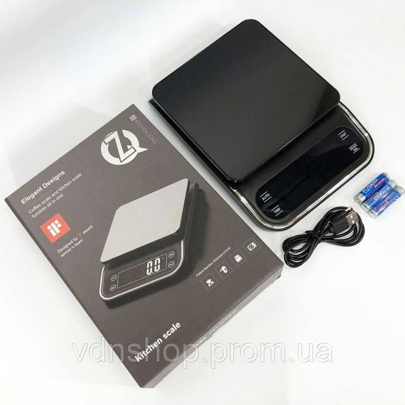 Весы настольные X-1, 5кг, Цифровые весы для пищевых продуктов бытовые кухонные MA-51 | Зображення 6