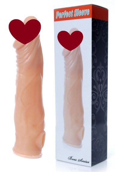 Насадка презерватив удлиняющая Boss Series - Perfect Sleeve, BS6700062 sexstyle