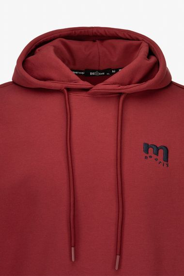 Худі з принтом чоловічий  16904SP XL Бордовий shop (2000990874504) | Зображення 1