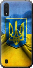 Чехол на Samsung Galaxy A01 A015F Флаг и герб Украины 1 "375u-1842-17620"