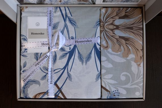 Постільна білизна First Choice Homesko Ranforse 200 х 220 см Lara Blue | Зображення 4