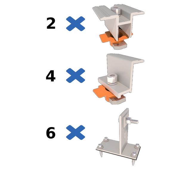 Bitum II к битумной черепице Комплект кріплень Kripter