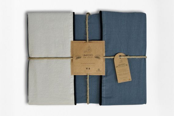 Постільна білизна Limasso Stonewashed Essualte 200 х 220 см Natural Cream - Natural Grey | Зображення 8
