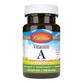 Витамин A Carlson Labs Vitamin A 10000 IU 100 Soft Gels
