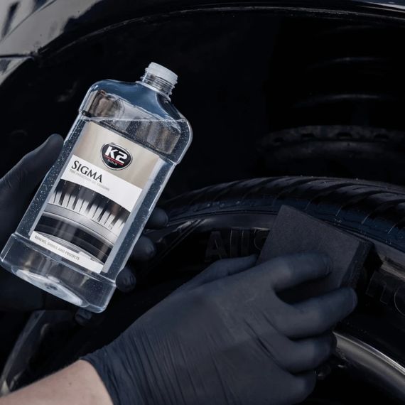 Гель для полірування та догляду за шинами K2 Sigma безбарвний 500 мл (G1571) | Зображення 1