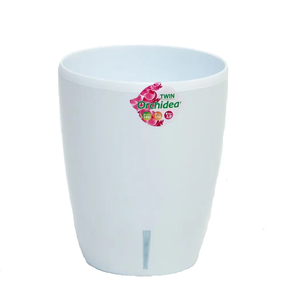Вазон з автополиву Орхідея Твін 2 л білий
