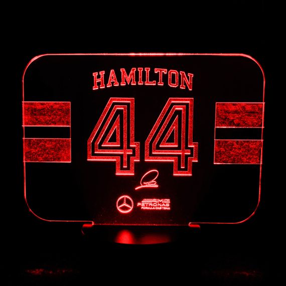 Акриловий світильник-нічник Хемілтон 44 червоний tty-n001313