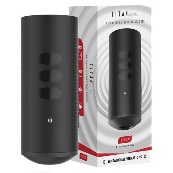 Інтерактивний мастурбатор Kiiroo Titan, 9 вібромоторів, теледільдоніка Sex Aura