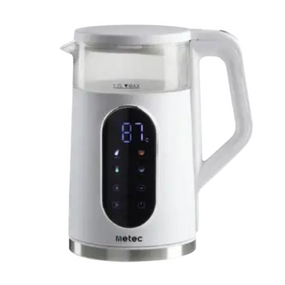 Електрочайник 1,7л 2200W пластик (диск) з індикатором білий HHB6702D Metec