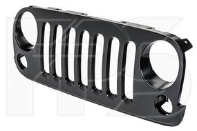 Решетка радиатора черная Jeep Wrangler '07-18 (FPS)