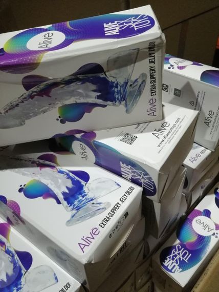 Прозорий фалоімітатор Alive Valiant Jelly Dildo (м'ята упаковка!!!) sexstyle | Зображення 1