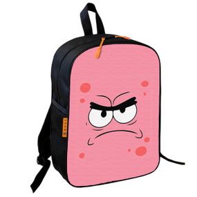Рюкзак школьный детский 36х27см Губка Боб Патрик Стар с принтом для мальчика (00644)