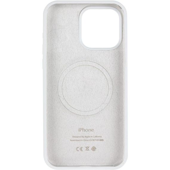 Чохол Silicone Case (AA) Logo with MagSafe для Apple iPhone 11 Pro (5.8") Білий / White | Зображення 2