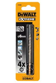 Свердло по металу DeWalt EXTREME INDUSTRIAL COBALT HSS-CO 6 мм (DT4908)