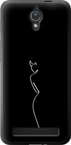 Чехол на Asus ZenFone C ZC451CG Силуэт1 "4590u-181-17620"