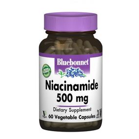 Ниацин Bluebonnet Nutrition Niacinamide 500 mg 60 Caps