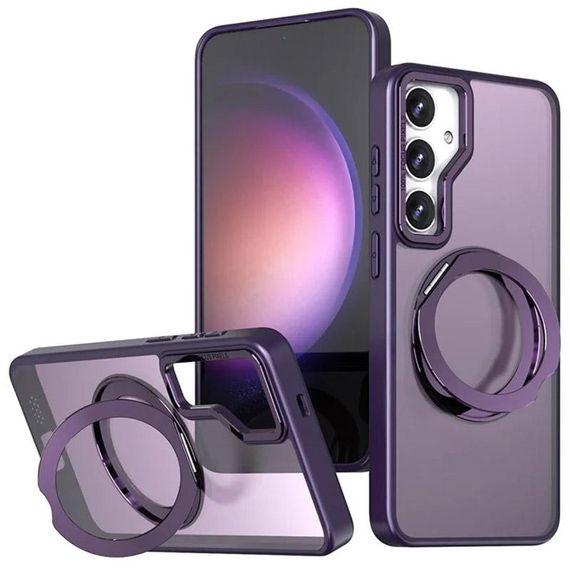 Чехол TPU+PC Aura Fold для Samsung Galaxy S24 FE Purple