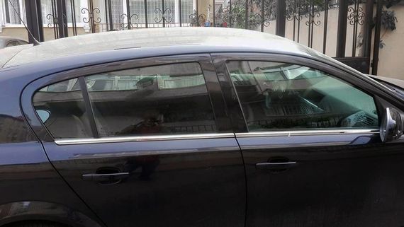 Зовнішня окантовка стекол (нерж) Hatchback, Carmos - Турецька сталь для Opel Astra H 2004-2013рр | Зображення 2