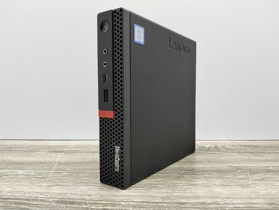 Неттоп Lenovo ThinkCentre M720q Tiny USFF / Intel Core i3-8100T (4 ядра по 3.1 GHz) / 8 GB DDR4 / 240 GB SSD / Intel UHD Graphics 630 / USB 3.1 б/в | Зображення 3