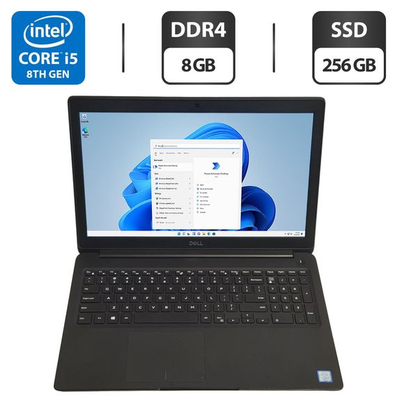 Ноутбук Dell Latitude 3500 / 15.6" (1920x1080) TN / Intel Core i5-8265U (4 (8) ядра по 1.6 - 3.9 GHz) / 8 GB DDR4 / 256 GB SSD / Intel UHD Graphics 620 / WebCam б/в