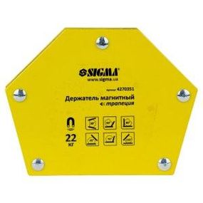 Тримач магнітний трапеція 22 кг 90*54*54*43мм (30,45,60,90,75,135°) SIGMA