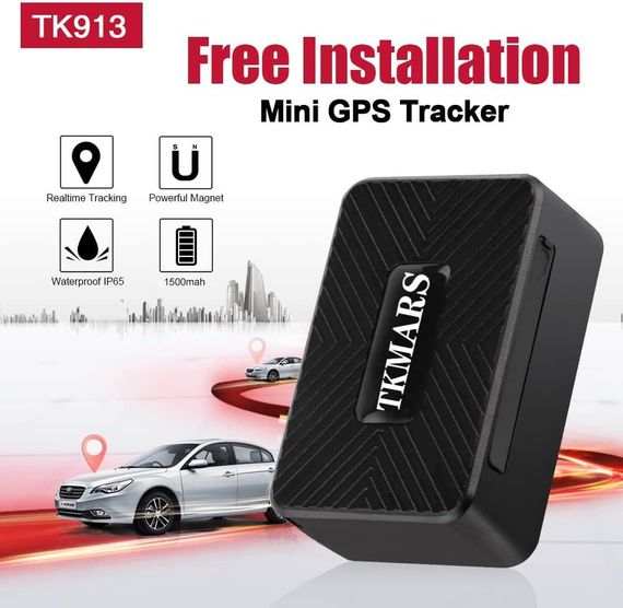 GPS мини трекер 4G с магнитным креплением 1500 mAh отслеживание авто/багажа с приложением антивор портативный | Зображення 1