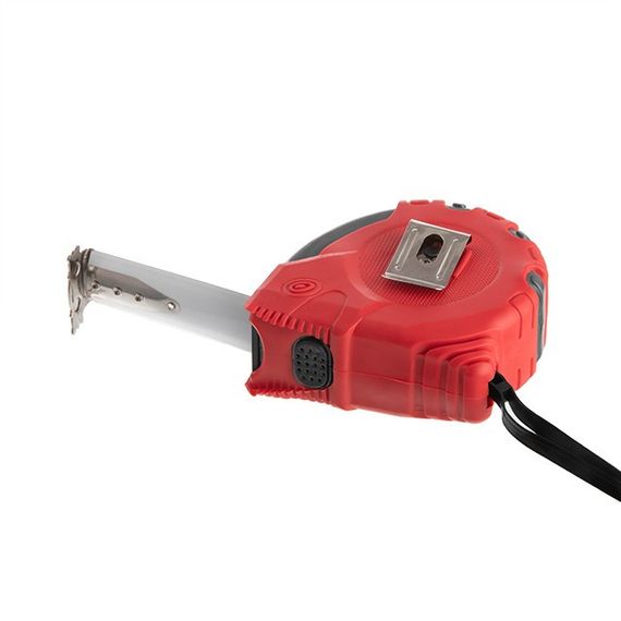 Рулетка з фіксатором 8 м "Супер Магніт" INTERTOOL MT-03081 | Зображення 4