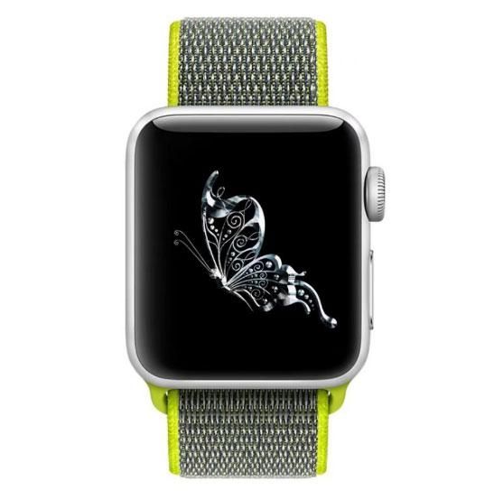 Нейлоновый ремінець Primo для годинника Apple Watch 38mm / 40mm / 41mm - Green | Зображення 2
