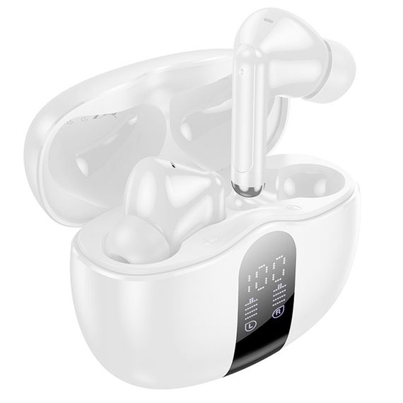Бездротові TWS навушники Borofone FQ3 Soulmate ANC+ENC White | Зображення 1
