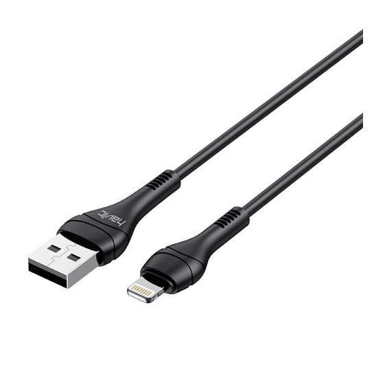 Кабель USB Lightning Havit HV-CB6160 2,0A 1м чорний