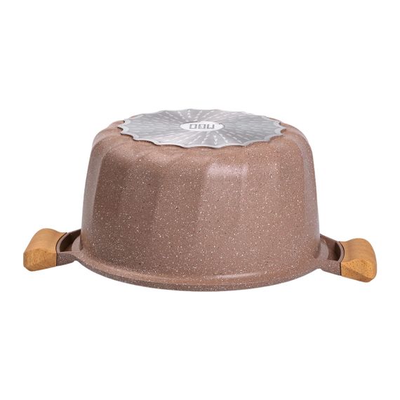 Велика алюмінієва каструля об'ємом 11 літрів з антипригарним покриттям Ø32 см HP-4-435CO | Зображення 2