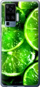 Чохол на Vivo X50 Pro Зелені часточки лимона "852u-1956-2448"