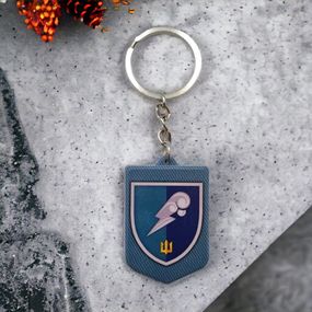 Брелок резиновый "Переходный" нарукавный знак морской пехоты