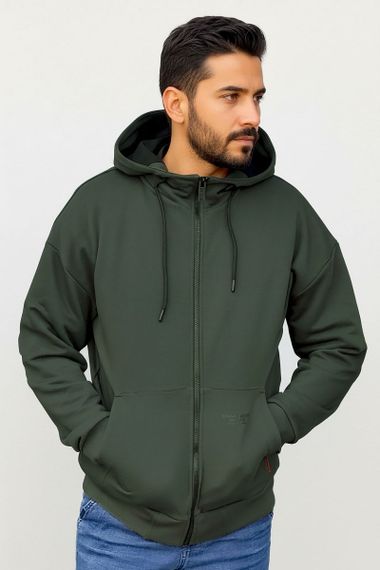 Чоловічі Кофти Sun`s House  розмір: 50 Зелений (арт. SB-25283-khaki) | Зображення 2