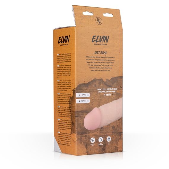 Вібратор на присосці з пультом керування Elvin Realistische Vibrator 27.50 cm sexstyle | Зображення 7